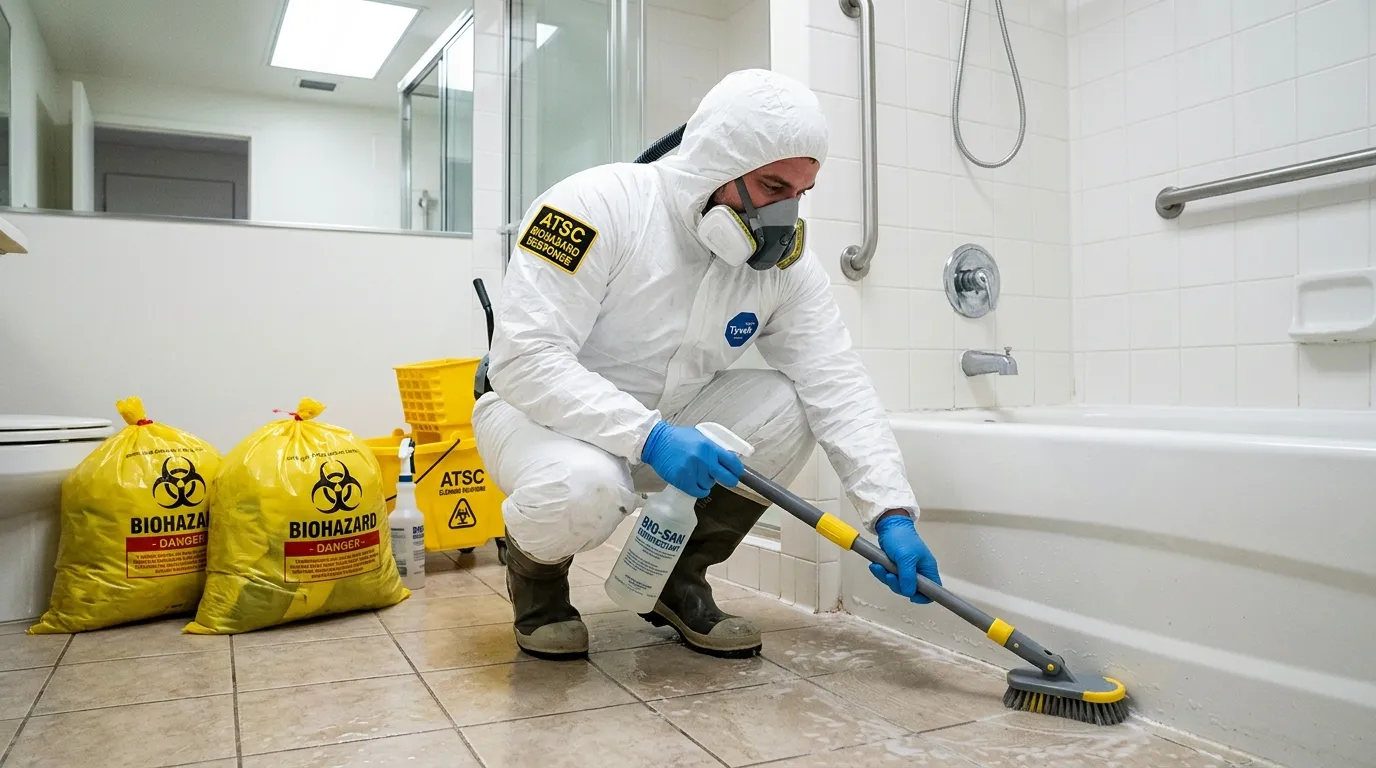 Decontamination equipment deployed for Blood Cleanup in Ayden